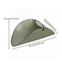 Garden Leaf Collection Bag Semicircular Foldable Leaf Bag Loop Handles Reusable Yard Waste Container