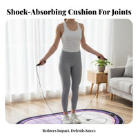 Jump Rope Mat Noise Reducing Skipping Mat Floor Protection Fitness Equipment for Apartment Dwellers, Beginners, Home Gym, Living Room