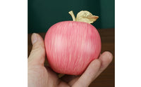 Decorative Fruit with Gold Stem Brushed Fruit Contemporary Design Figurine for Entryway Cabinet, Bookshelf