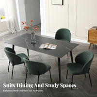 Nordic Curvedspine Padded Seat Modern Minimalist Dining Room Chair Light Luxury Household Furniture Designer Inspired for homeowners, Interior Designers, Restaurant Owners, Kitchen, Home Office
