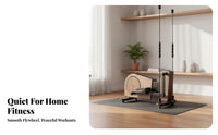 Quiet Operation Home Elliptical Machine Full Body Workout Home Elliptical Instructor Easy to Move Compact Cardio Instructor Non-Slip Pedals for Beginners, Seniors, Apartment, Office