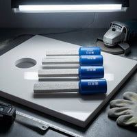 4 Pieces Dry Drilling Hole Saw with M10 Interface Vacuum Brazed Diamond Hole Saw Fast Cutting Diamond Drill Bit High Hardness for Tilers, Diyers, Tile Installation, Bathroom Renovation