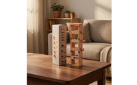 Wooden marble track Toy Tall Rectangular Marble Track Set Problem Solving for Children