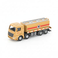 Printed Striping Alloy Tanker Truck Fuel Markings Die-Cast Tanker Truck Long Body