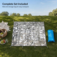 AYXSEE Multi-functional PE Aluminum Foil Moisture-proof Camping Mat