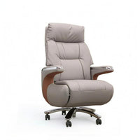 Executives Office Chair Padded Reclining Office Chair Caster Wheels