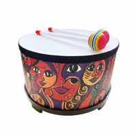 Orff-inspired approach Inspired children's Gathering Drum Promotes Group Collaboration Large Commtogetherness Drum Includes 2 Mallets Percussion Instrument for Preschoolers, Music Educators, Kindergartens, Classrooms, Classroom, Playrooms