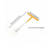 Chrome Vanadium Steel T-Handle Socket Wrench Long-Lasting T-Type Spanner Forged Construction for Mechanics, Workshop, Garage