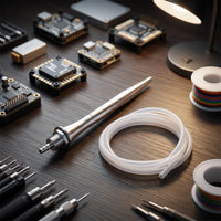 Pitot Tube Kit with Silicone Tubing Tapered airspeeds Tube with Silicone Hose Compact Aircraft Part for Builders