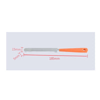 Long-Lasting Guitar Fret Crowning File Ergonomic Handle Musical Instrument Accessory for Luthiers