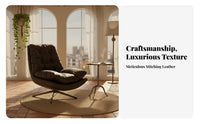 Vintage design Upholstered rotating Armchair mid-1900sera Modern Design rotating Armchair Padded paddings Single Sofa Plush Comfort for Readers, Adults, Homeowners, Living Room, Balcony, Home Office, perusing corner