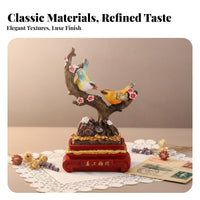 Design Retro Rotary Phone Figurine Creative Accent Piece Retro Telephone Model Handmade for Collectors, Wine Cabinet, Living Room
