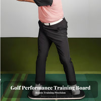 Provides Instant Feedback Golf Swing Balance Board Long-Lasting Wooden Construction Golf Weight Transfer Board Non-Slip Surface for Golfers