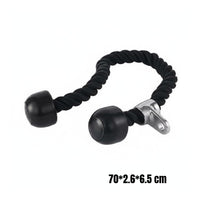 Triceps Rope Metal Clip Pull down Rope Heavy Duty Lat Pulldown Handle for Gym