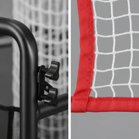 Volleyball Setter Target with Hoop Adjustable Height for Gym, Backyard, Coaches