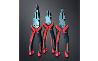 3 Pieces Pliers Assortment Precision Pliers Set Hand Tools Versatile Long-Lasting for DIYers, Home Repairs, Workshop