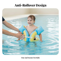 Double-Layer Underarm Swim Float Leak-Proof Anti-Rollover Chest Buoyancy Aid for Toddlers, Children, Swimming Lessons, Beach
