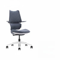 Height Adjustable Ergonomic Saddle Stool rotating Function Desk Chair Wheeled Base Office Seating effortless Rolling Casters for Students, Teenagers, Home Users, Study Room, Bedroom