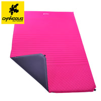 Outdoor Double Inflatable Sleeping Pad, 5cm Thick Self-Inflating Camping Mat, Moisture-Proof Tent Air Mattress for Lunch Break