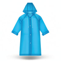 Waterproof Raincoat with Hood Watertight Raincoat Lightweight Poncho with Hood Long-Lasting for Children, Outdoor Play