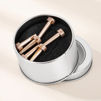 6 Pieces Bridge Pins with Storage Box Tapered Acoustic Guitar Bridge Pins Stable Hardware for Guitarists