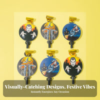 Retractable Unrolling Paper Whistle Colorful Unfurling Paper trumpet Easy to Use Noisemaker Toy Assorted and patterns for children, Adults, festivitys, Gatherings, pub, New Year's New Year's Night