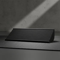 Ribbed Top Foam Exercise Inclined Block Textured Exercise Inclined Block Matte Finish Incline Board Rounded Edges for Stretching, Balance