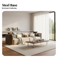 Straight-Row Settee Italian Design Sofa Modern Minimalist Home Furnishing for Homeowners, Apartment Dwellers, Living Room, study corner, Bedroom