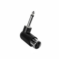 High-Fidelity Sound XLR Female to 6.35mm Male Adapter Silver-Plated Pins Wireless Audio Input Device System Plug Anti-Oxidation