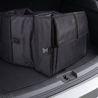 Trunk Organizer Foldable Trunk Organizer with Dividers Reinforced Storage Box for Families, Grocery Shopping
