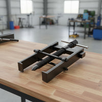 Threaded Bearing Puller Forged Two-Jaw Puller Heat-Treated Bearing Extractor Corrosion-Resistant for DIYers, Repair Shops