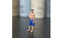 Miniature Human Figurine Realistic Standing Male Figure Tiny Painted Miniatures for Hobbyists, Collectors, Dioramas