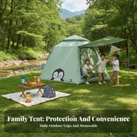 Kids Camping Tent Portable Kids Play Tent Folding for Young Children, Families, Sleepovers, Backyard, Playroom