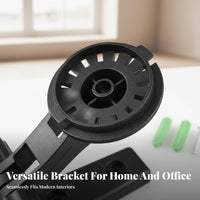 Wide Compatibility Pan Tilt Camera Bracket Long-Lasting Plastic Adjustable Camera Wall Mount Easy to Install for Indoor