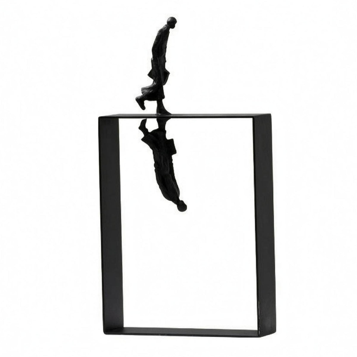 Minimalist Human Figure Sculpture Contemporary Abstract Figurine Modern Tabletop Decor for Study