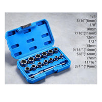 40 Pieces High Hardness Stripped Nut Extractor Socket Set Non-Slip Grip Bolt and Screw Extractor Kit Broken Bolt Remover Kit Chrome Molybdenum Steel for Mechanics, DIY Enthusiasts, Workshop, Garage