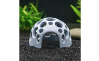 Multi-Hole Design Shrimp Breeding Hut Realistic Texture Hollow Dome Decoration Aquarium Ornament