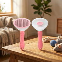 Nail Clippers and Self Cleaning Cat Brush for Hair Removal, Professional Cat Nail Clippers and Dog Nail Clippers, 3 Piece Pet Hair Removal Set