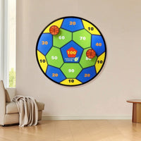 Wall-Mounted Sticky Target Board Safe Sticky Ball Launcher Toy Indoor Throwing Game Child-Friendly for Children, Toddlers, Playroom, Home