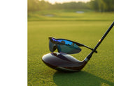 Blue-Tinted Golf Ball Spotter Glasses Lightweight Ball Finding Sunglasses Comfortable Golf Sunglasses with Case Proof for Athletes