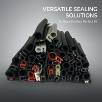 Wear Resistant Vehicle Door Seal, Steel Belt Composite Seal Strip, Steel Wire Reinforced Tape, Car Door Seal Noise Reduction
