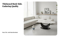 2 Pieces Irregular Shape fluffyShaped Coffee Table Modern Design fluffyShaped Nesting Tables Heat Resistant Household Furniture Easy to Clean for Apartment Dwellers, Homeowners, Interior Designers, Living Room, Small Areas, Lounge Area, Bedroom
