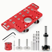 2-in-1 Hinge Cabinet Door Punch Locator for Woodworking