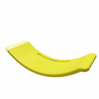 Develops Balance Curved Wobble Board Improves Coordination Curved Multi-Use Playboard Fun Exercise Tactile Toy Sturdy Design for young children, Preschoolers, Parents, Playroom, Indoors, Kindergarten, Daycare