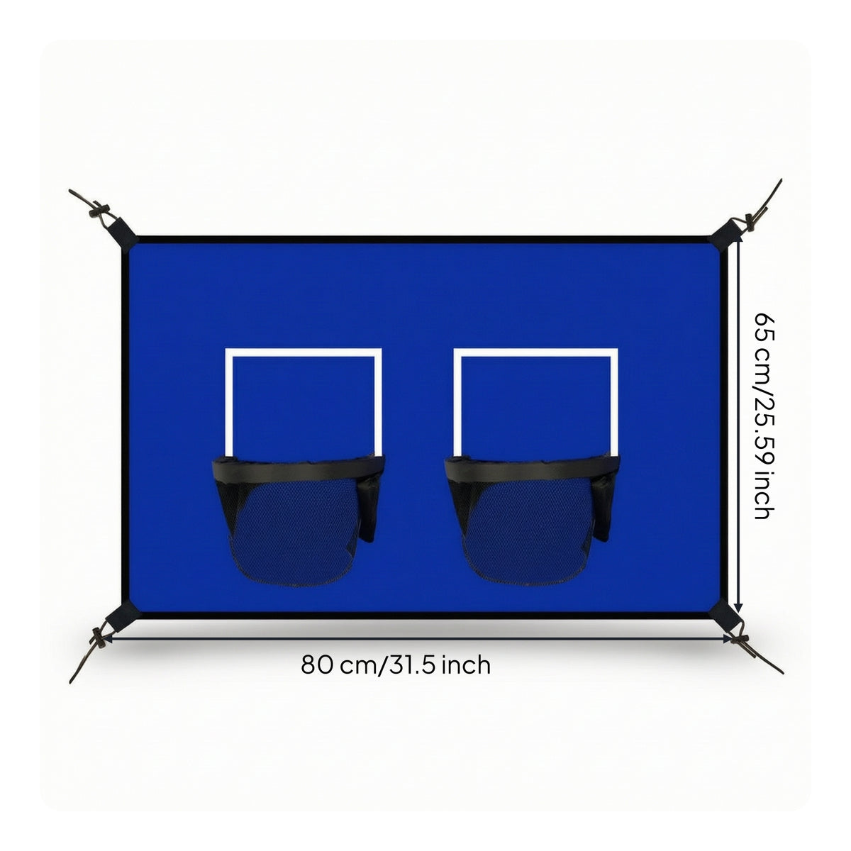 Easy Installation Basketball Target Panel with Hoops Sturdy Trampoline Basketball Hoop Waterproof Sports Gear Reliable for Children