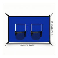 Easy Installation Basketball Target Panel with Hoops Sturdy Trampoline Basketball Hoop Waterproof Sports Gear Reliable for Children