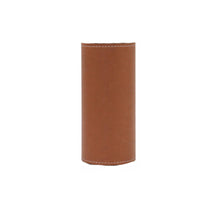 Snap-Button Closure PU Leather Sleeve Cover Textured 250 G Gas Canister Cover Fitted Opening Cylindrical Canister Protector for Campers