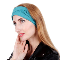 Versatile Solid Color Headband Neck Gaiter for Yoga & Sports