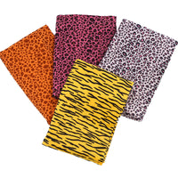 Animal Print Short Plush Fabric for Sofa and Toy Upholstery