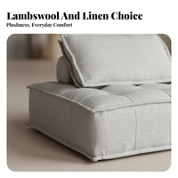configurable Block Sofa Nordic aesthetic Living Room Furniture Combination Couch for Apartment Dwellers, Design aficionados, Lounge Area, Studio, Office